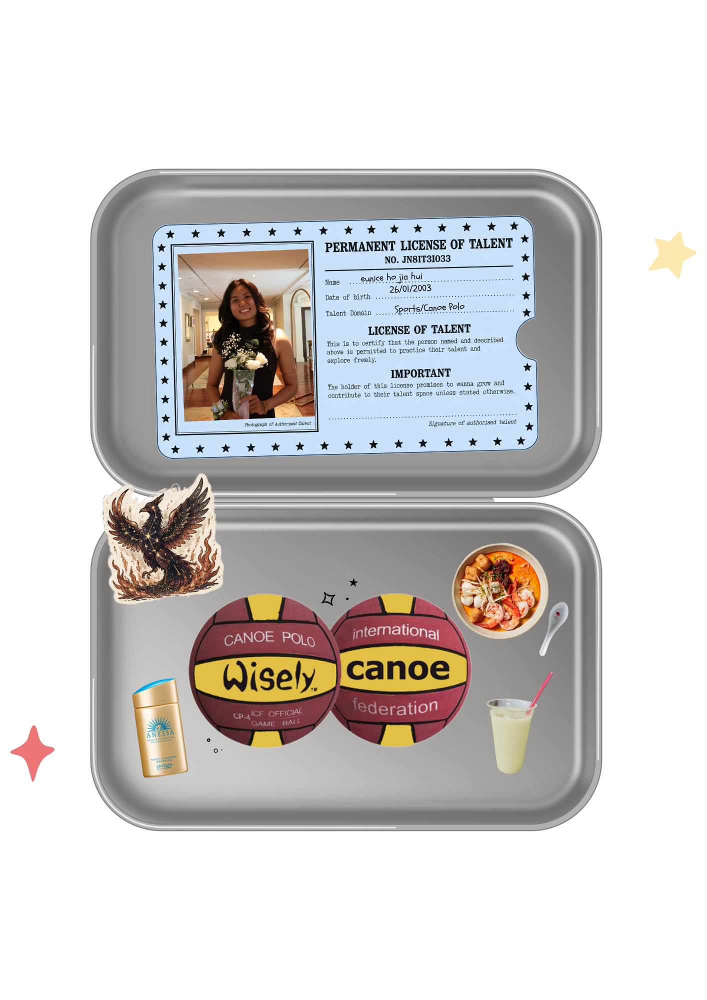 Eunice's constellation tin