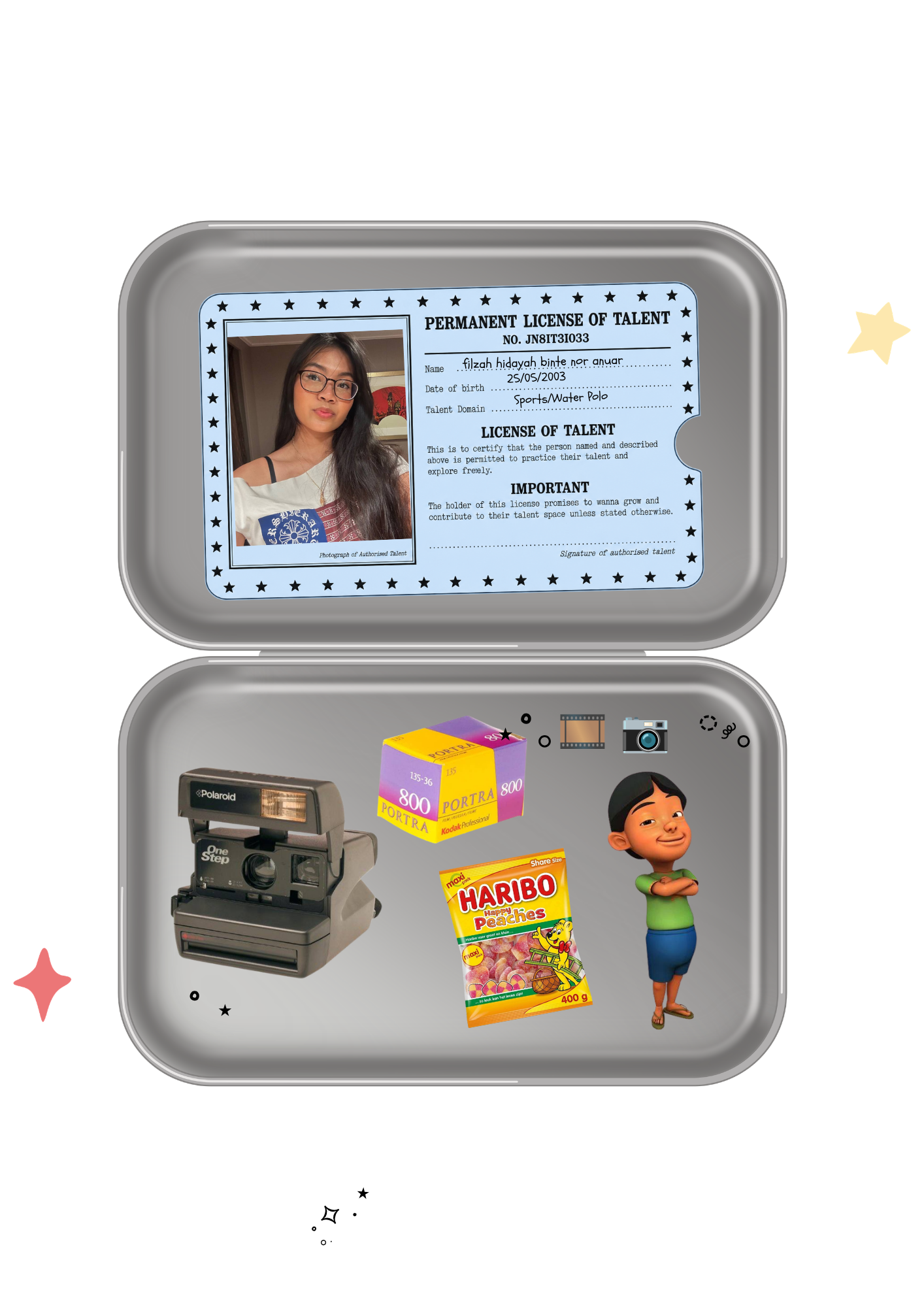 Filzah's constellation tin